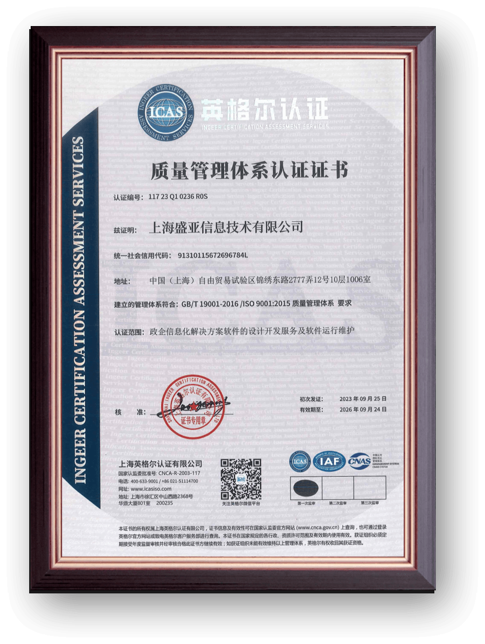 质量管理体系认证